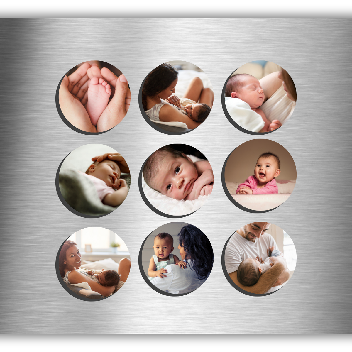 Round Photo Magnets | Size 58mm